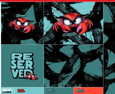 Kissenpanel ca. 1,15m Salty Pillow Eddy Petrol by Thorsten Berger von Swafing